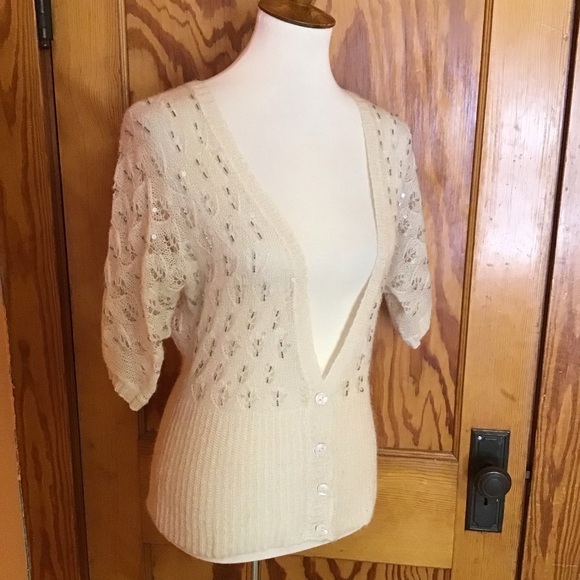 3 for 20 $ bundle The Loft Feminine Beaded & Sequined Cardigan - Picture 7 of 14